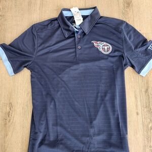 Tennessee Titans Men's Polo NFL Team Apparel, Size Medium